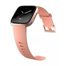 fitbit versa watch peach rose gold