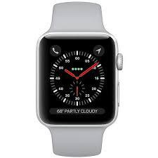 Apple Watch Series 3 (38mm) - LTE 4G+ Cellular SILVER- Refurbished Unlocked