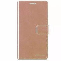 Goospery Blue Moon Diary Wallet Case, iPhone 14 Pro Max-Brown