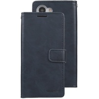 Goospery Blue Moon Wallet Case, Samsung s23 Plus-Black