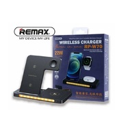 Remax [RP-W70] High Power 3 in 1 Foldable Wireless Charger, 22W