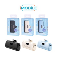 Remax Capsule Series Mini Power Bank with Type-C Port [RPP-632] [5000 mAh] - BLUE