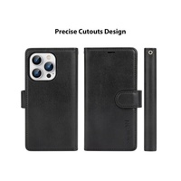 Uniq Glow [Mgsafe] Magnetic Wallet Case,  s24 / s25-Black