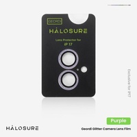 Halosure Geordi Rear Camera Lens [Glitter] Armour Protector (Anti-Reflection), iPhone 17