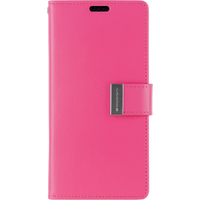 Goospery Rich Diary, Samsung s21 Plus-Hot Pink