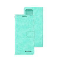 Goospery Blue Moon Diary Wallet Case, iPhone 13 Pro Max-Mint