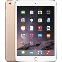 Apple iPad Mini 3 128GB Wi-Fi + Cellular Gold - Very Good - Refurbished Grade B