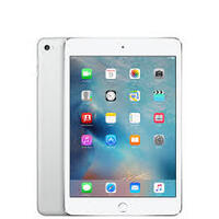 Apple iPad Mini 4 128GB Wifi + Cellular - Silver - (As New Refurbished)