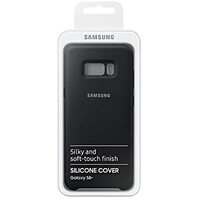 Samsung Galaxy S8 S8 Plus Silky Soft Touch Silicone Cover - Black